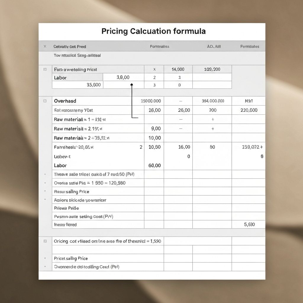 Plano Passo a Passo de Precificação